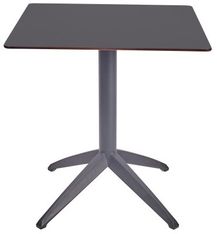 Table QUATRO abattante 70 x 70 cm - Ezpeleta  - Anthracite