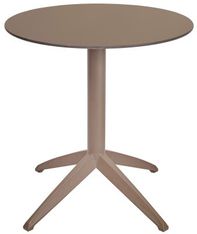 Table QUATRO abattante ronde Ø 70 cm - Ezpeleta - Taupe