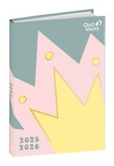 EUROTEXTAGENDA ML Louise & Arthur - Princesse - 12x17 cm - Journalier - 12 mois de août à juillet - Quo Vadis