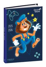 EUROTEXTAGENDA ML Marguy Enfants - Lion - 12x17 cm - Journalier - 12 mois de août à juillet - Quo Vadis