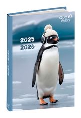 EUROTEXTAGENDA ML Mes potes à pattes mignons - Pingouin - 12x17 cm - Journalier - 12 mois de août à juillet - Quo Vadis