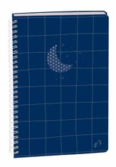 Quo Vadis Authentik - Cahier de notes - 15 x 21 cm - 192 pages - lune