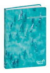 EUROTEXTAGENDA RECYCLÉ ML Respire - Dauphin - 12x17 cm - Journalier - 12 mois de août à juillet - Quo Vadis