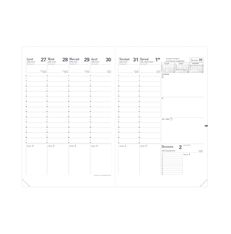 PLANNING SD FR Recharge - 18x24 cm - Semainier - 16 mois de septembre à décembre - Quo Vadis