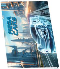 Sous-main double Megacars/Megabikes -  55 x 37 cm - Oberthur