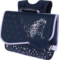 Cartable Cheval - 38 cm - 2 compartiments - Oberthur