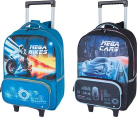 Sac à dos à roulettes Megacars ou Megabikes - 1 compartiment - Oberthur