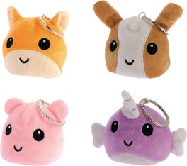 Porte cles Colors réversibles - 9 x 9 cm - 4 decors assortis - Oberthur