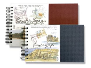 Hahnemühle LANA - Livre de voyage - reliure à anneaux métalliques - 170 x 270 mm - 25 feuilles - blanc