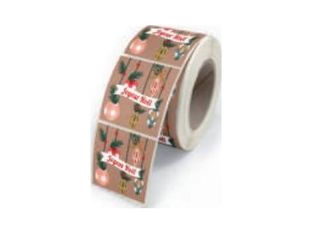 Créastyl Simple - Étiquettes cadeau "Joyeux Noël" - 4 cm x 3.5 cm