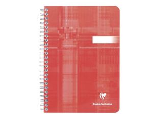 Clairefontaine - Carnet de notes à spirale - A5 - 100 pages - petits carreaux