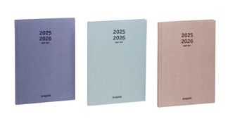 Agenda Semainier Notes 16 mois - 15 x 21 cm - Nature - 3 couleurs disponibles - Brepols