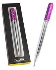Stylo bille Crystal Pen Purple