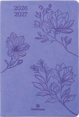 Agenda Summerside - 1 semaine sur 2 pages - 10 x 15 cm - lilas - Oberthur