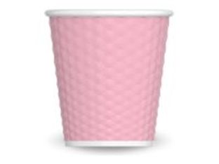 Les Artistes Timeless - Tasse en porcelaine nid d'abeille - 80 ml - rose