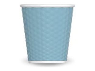 Les Artistes Timeless - Tasse en porcelaine nid d'abeille - 80 ml - bleu clair