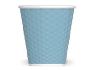 Les Artistes Timeless - Tasse en porcelaine nid d'abeille - 180 ml - bleu clair