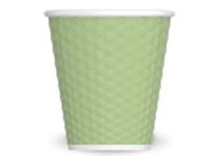 Les Artistes Timeless - Tasse en porcelaine nid d'abeille - 180 ml - vert pastel