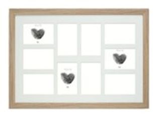 Deknudt S49BH1 - Cadre photo - Conçu pour : 10x 4x6 in (10x15 cm) - bois, verre, MDF - rectangulaire