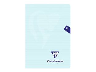Clairefontaine MIMESYS Pastel - Cahier de notes - reliure cousue - A5 (148 x 210 mm) - 48 feuilles / 96 pages - papier blanc - ligné - disponible en différents coloris - polypropylène (PP)