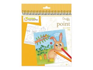 Avenue Mandarine Graffy Point - Livre à colorier - 200 x 255 mm - 24 pages - ferme