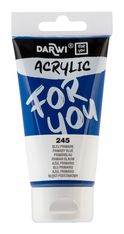 Darwi For You - Peinture acrylique - 75ml Bleu primaire