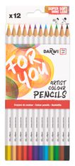 Darwi For You - Boite de 12 crayons de couleur Beaux-Arts