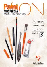 Clairefontaine - PaintON - bloc encollé - A5 - 30 feuilles - 250g