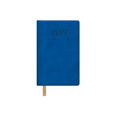 Agenda anual Dohe Samba semana vista 8,5 x 13 cm azul