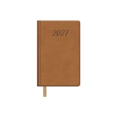 Agenda anual Dohe Samba semana vista 8,5 x 13 cm camel