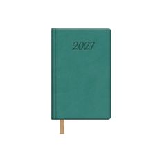 Agenda anual Dohe Samba semana vista 8,5 x 13 cm verde