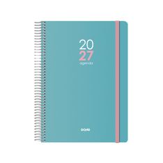 Agenda anual Dohe Memphis día por página con espiral 15 x 21 cm verde
