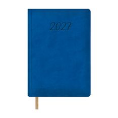 Agenda anual Dohe Samba día por página 15 x 21 cm azul