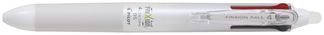 Frixion Ball 4 Couleurs - Roller encre gel effaçable - corps blanc - pointe fine