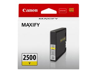 Canon PGI-2500 Y - 9.6 ml - jaune - original - réservoir d'encre - pour MAXIFY iB4050, iB4150, MB5050, MB5150, MB5155, MB5350, MB5450, MB5455