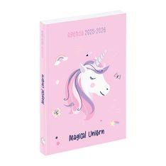 Agenda Licorne - 1 jour par page - 12 x 17 cm - Viquel
