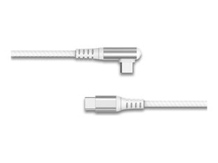 Force Power Lite - Câble USB - 24 pin USB-C (M) incliné pour 24 pin USB-C (M) - 3 A - 2 m - USB Power Delivery (60W) - blanc