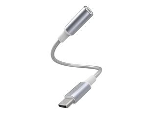 Force Power Lite - USB-C vers adaptateur de prise casque - 24 pin USB-C mâle pour mini-phone stereo 3.5 mm femelle - blanc - câble renforcé