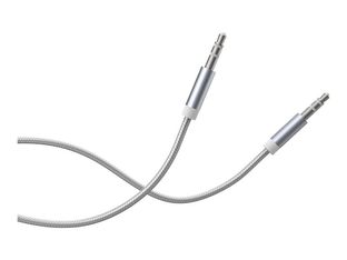 Force Power Lite - Câble audio - mini-phone stereo 3.5 mm mâle pour mini-phone stereo 3.5 mm mâle - 3 m - blanc - câble renforcé