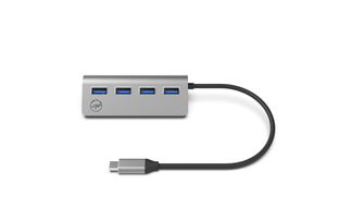 Mobility Lab - Hub USB-C 4 ports - USB 3.0 - gris sidéral