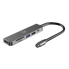 Mobility Lab - Station d'accueil USB-C 6-en 1 -  gris
