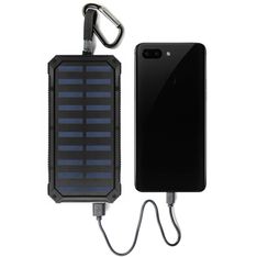 Mobility Lab - Batterie externe solaire - 10000 Mah - noir