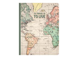 LEGAMI Travel Large B5 - Cahier de notes - relié - 185 x 248 mm - 40 feuilles / 80 pages - blanc - ligné