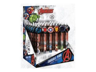 CoolPack Marvel Avengers - Stylo à bille - non permanent - bleu - 0.5 mm - rétractable - avec gomme