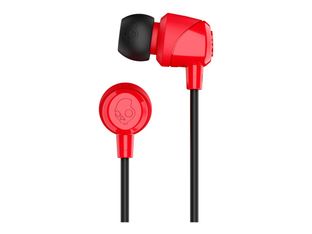 Skullcandy Jib - Écouteurs filaire avec micro - intra-auriculaire - isolation acoustique - rouge