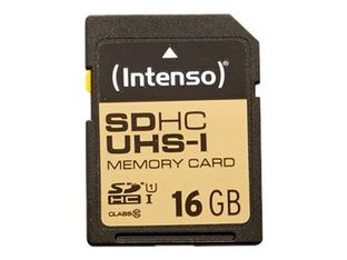 Intenso Premium - Carte mémoire SDHC 16 Go - bleu