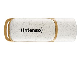Intenso Green Line - Clé USB 128 Go - USB 3.2 Gen 1 - brun, beige