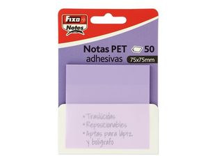 Grafoplas Fixo Notes - Notas adhesivas - 75 x 75 mm - 50 hojas - lavanda