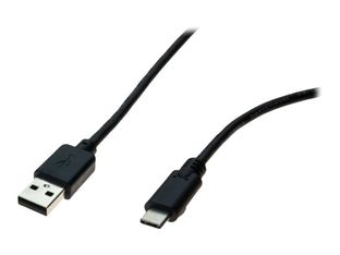 DACOMEX - Câble USB - USB (M) pour 24 pin USB-C (M) - USB 2.0 - 1 m - noir