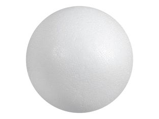 Rayher - Forme à décorer - ballon - 8 cm de diamètre - mousse de polystyrène